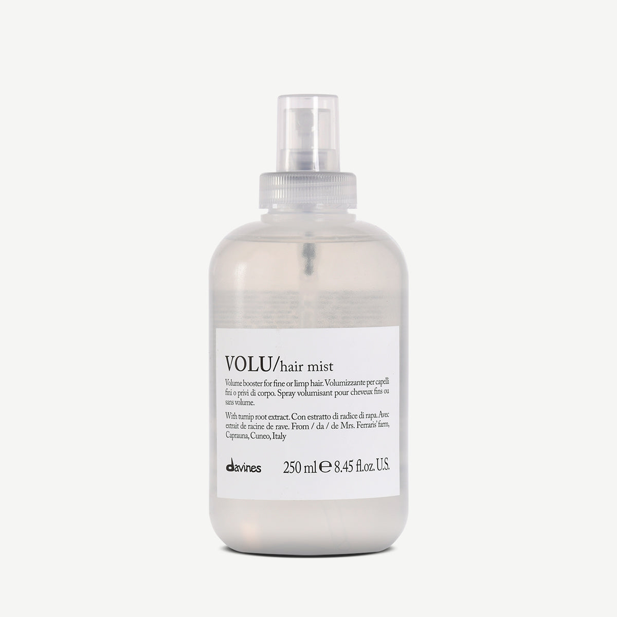 Davines Vietnam VOLU Hair Mist - Xịt dưỡng tạo độ phồng cho tóc mỏng và yếu