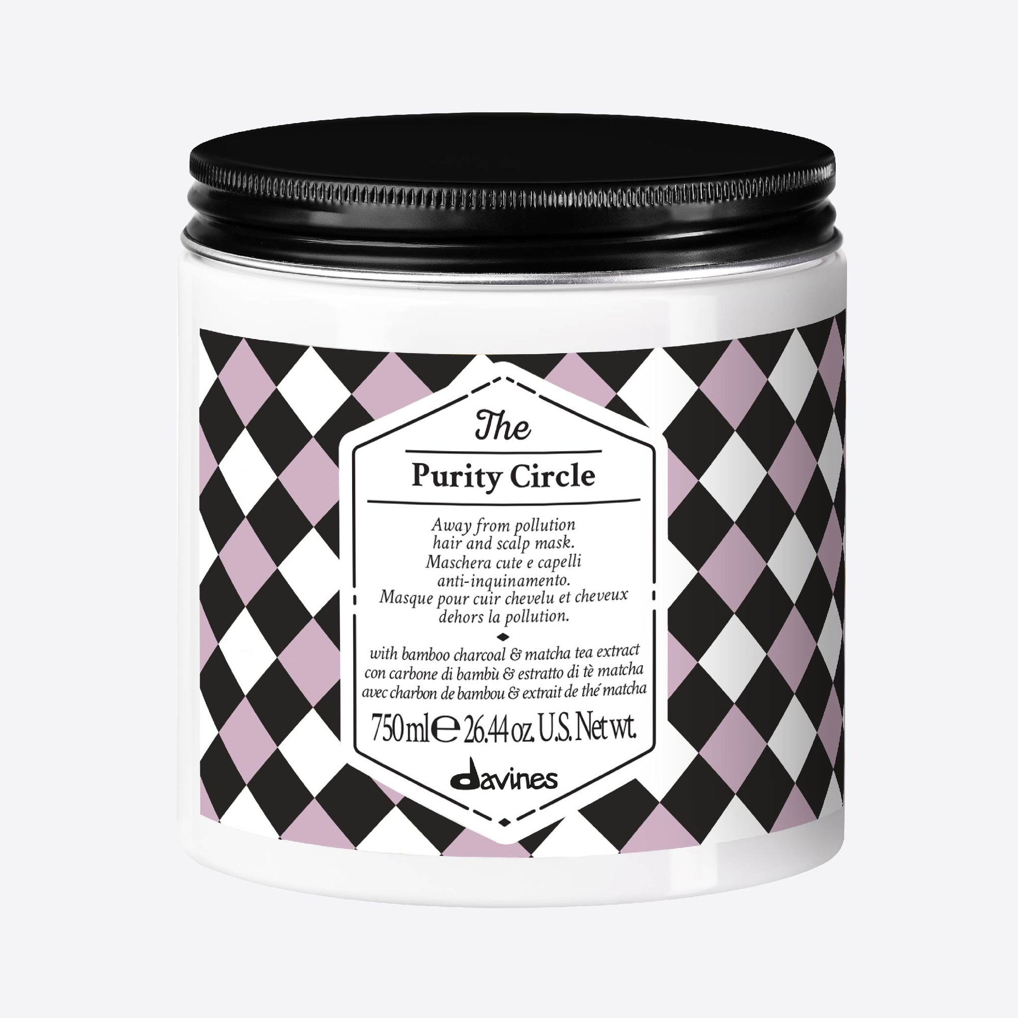 The Purity Circle Mặt nạ thải độc chống ô nhiễm cho da đầu và tóc 750 ml Davines