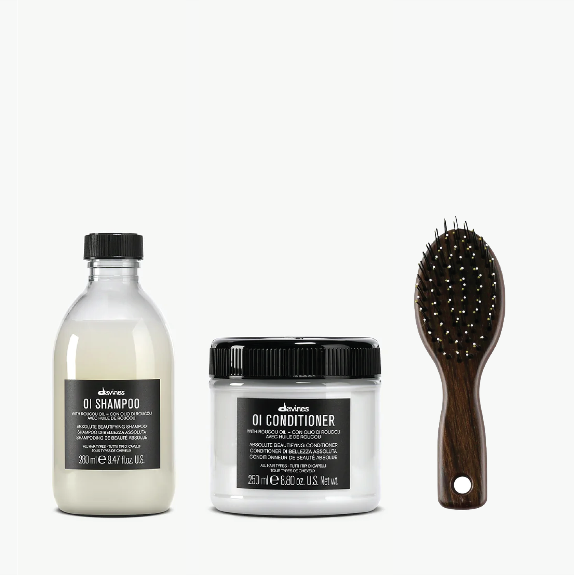 OI Shampoo, OI Conditioner &amp; Baby Brush 1  OI Shanpoo & OI Conditioner & BrushDavines
